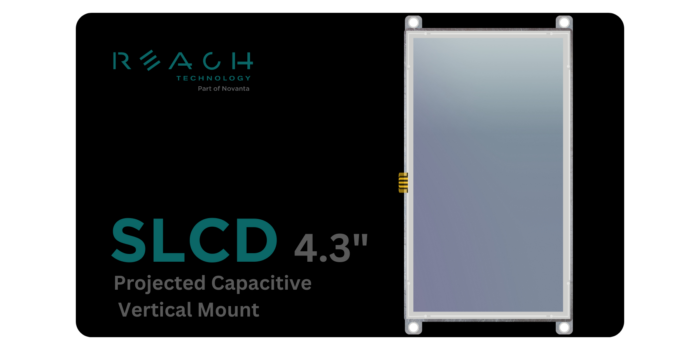 4.3″ SLCD43 Projected Capacitive, Vertical Mount